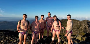 Cornwall's Budgy Boys raise thousands wearing nothing but their pants