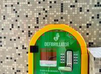 Praise as defibrillator installed in centre of town 