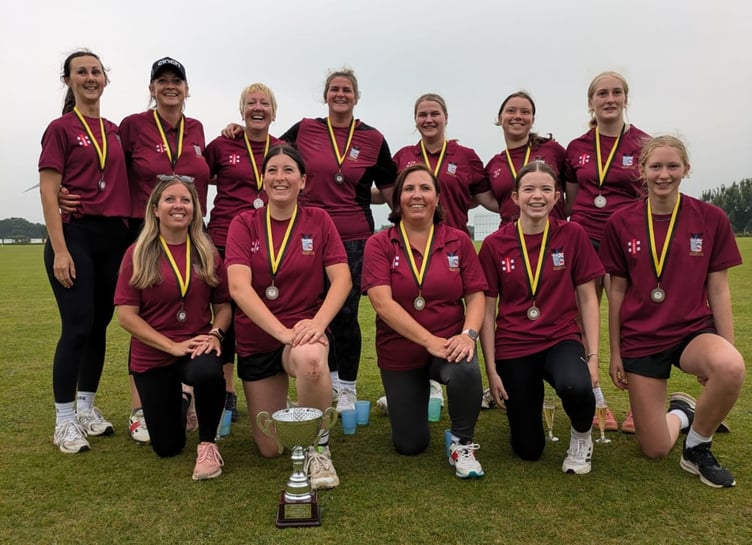 Werrington's ladies who have enjoyed a fine first season of competitive cricket, culminating in winning the Cornwall Women's Development League crown.
Back row: Sarah Stanbury, Sharon Ruby, Steph Smeeth, Zoe Jenkin, Molly Curtis, Abi Westlake and Imogen Rowe.
Front row: Hayley Kirby, Grace Kirby (capt), Emma Horrell, Freya Bailey and Ella Conway. Picture: Werrington CC