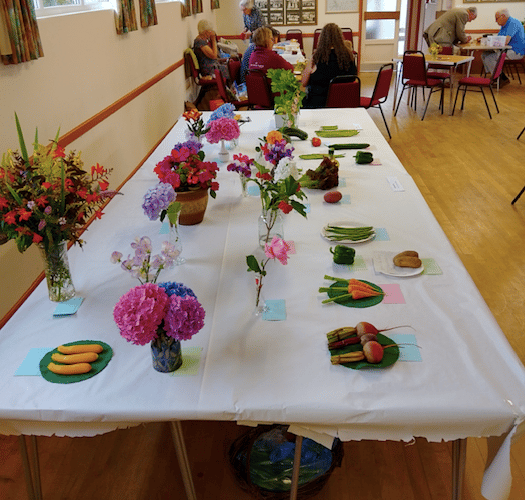 Some of the creations and produce which were on display