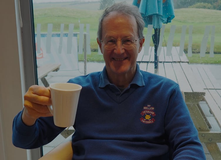 Keith Abbott was all smiles after his impressive round of 37. Picture: St Mellion Golf Club
