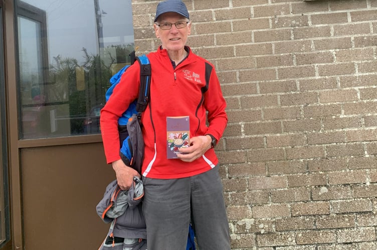 Stephen Hutchinson outside the Marazion Community Centre. Picture: Bude RATs