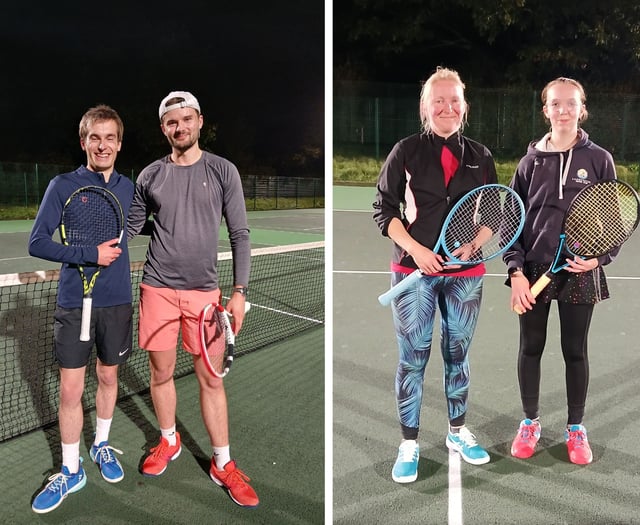 Cornish and Halls retain respective titles at Launceston Tennis Club