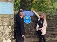 Writer's blue plaque tribute