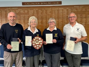 Blisland victorious in short mat competition at Callington