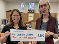 Community market shows support for town's leisure centre