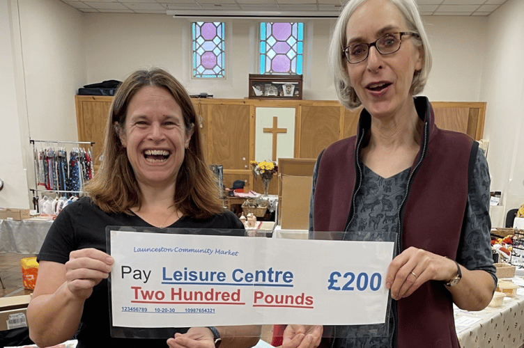 Launceston Community Markey Leisure Centre Donation