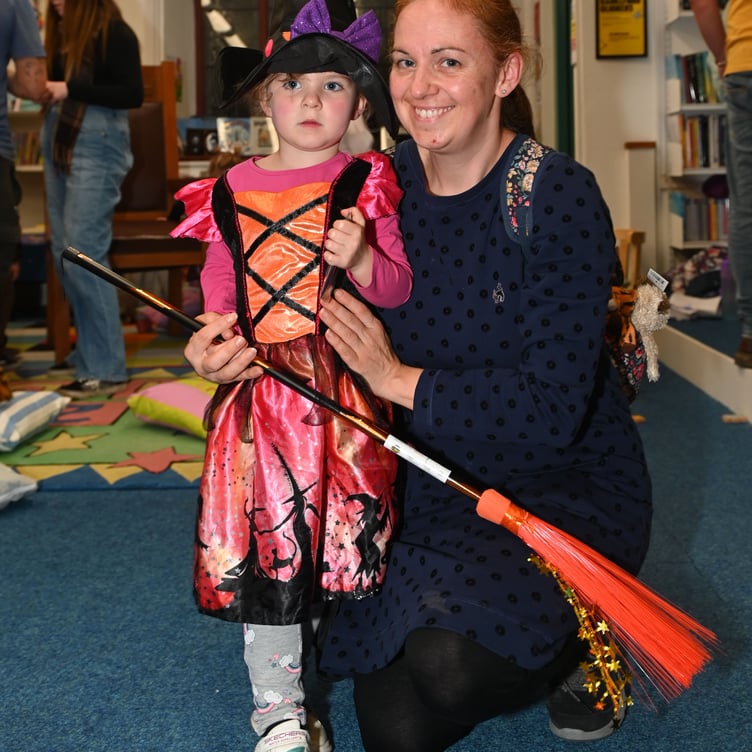 Winning best fancy dress in the girl's class was Isabelle Wren along with Mum Charlotte Wren
