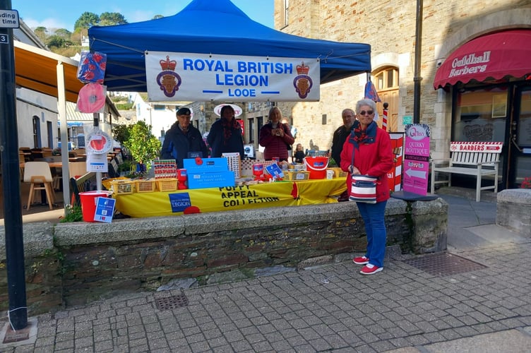 Looe RBL Poppy Appeal.