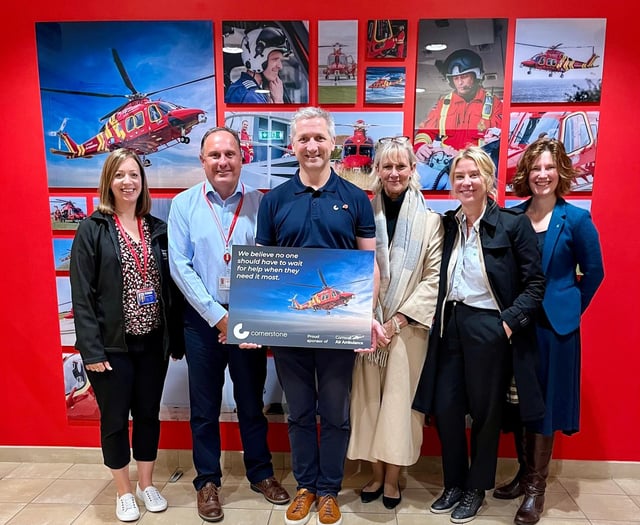 Air ambulance launches new partnership to benefit its lifesaving work