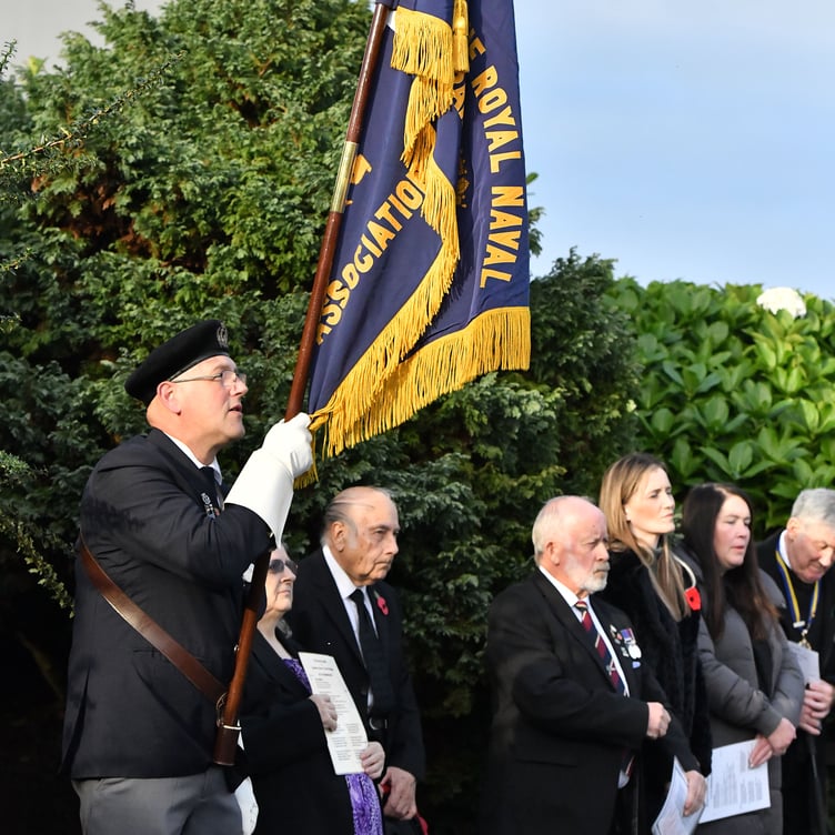 Raising the Standard is Clyde Ferguson (Picture: Adrian Jasper)