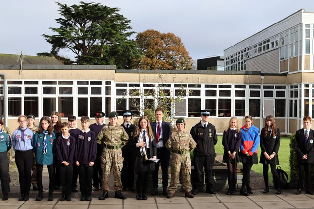 Staff and students reflect at Launceston College for Remembrance