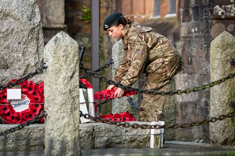 Paying tribute to the sacrifices of the military heroes from the past. (Picture: Matt Willson/Passion4Photos)