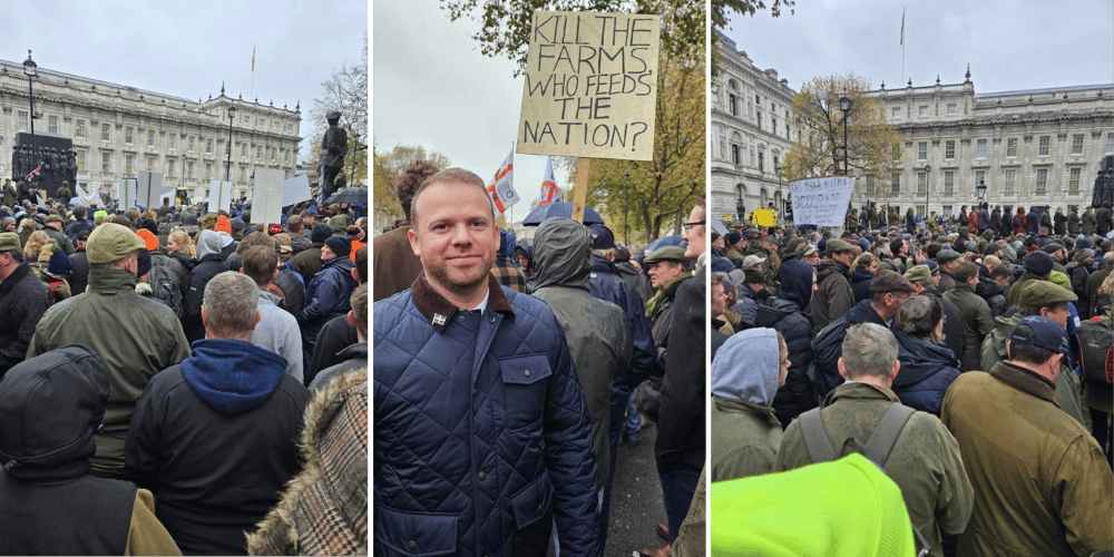 Hundreds of Cornish farmers join Westminster protest | holsworthy-today