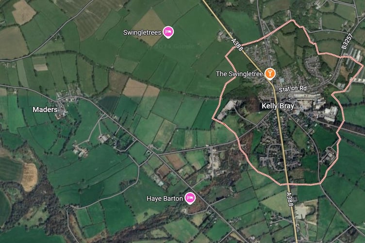 THE proposed burial ground would be on fields just to the east of the hamlet of Maders and immediately north of the South Hill Road