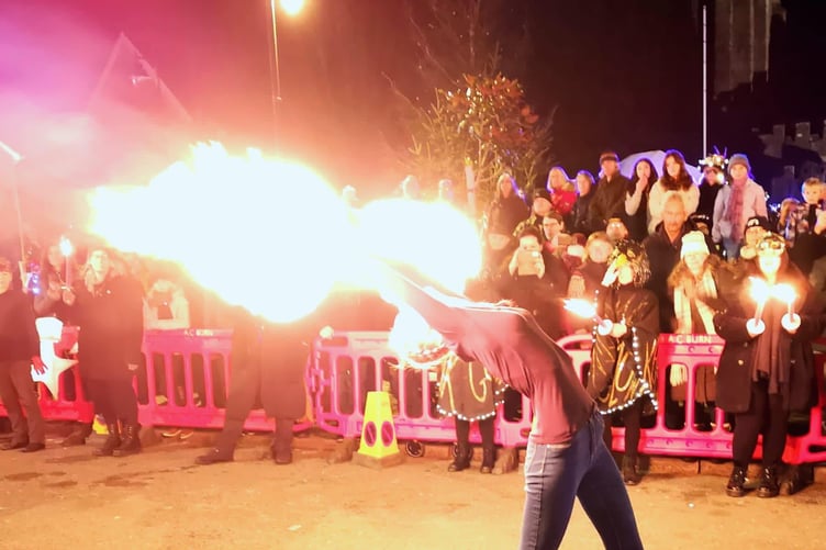 DAZZLING performances of circus skills with fire will be part of the event in Callington