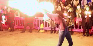 Lighting up the dark with fire and light in Callington 