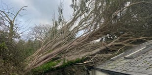 Clean up efforts begin in Bude in aftermath of Storm Darragh