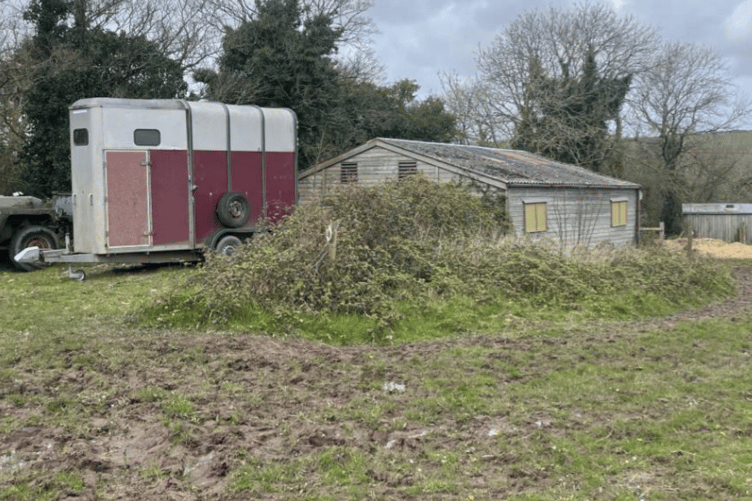 Site photo of the stable that was the subject of the refused proposal. (Picture: Cornwall Council)