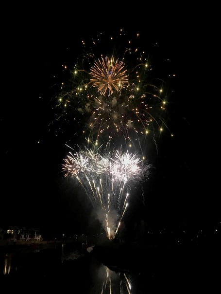 Fireworks from a previous display in Wadebridge (Picture: Wadebridge Town Council)