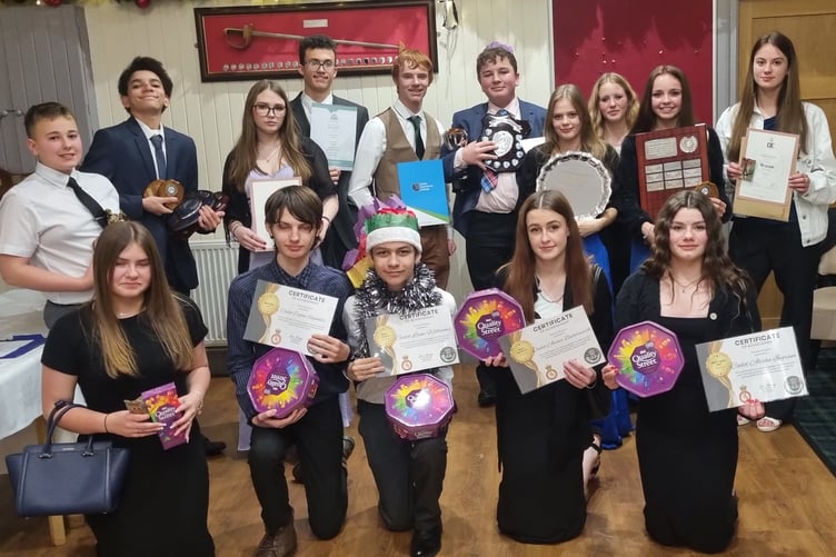 Holsworthy ACF with their commendations and awards (Picture: Holsworthy ACF)