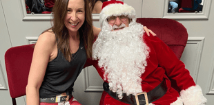 Local hero saves the day with Father Christmas visit 