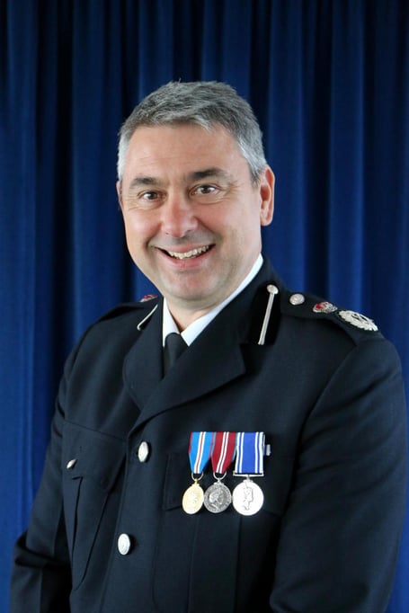 Chief Constable James Vaughan, who has taken over the running of Devon & Cornwall Police