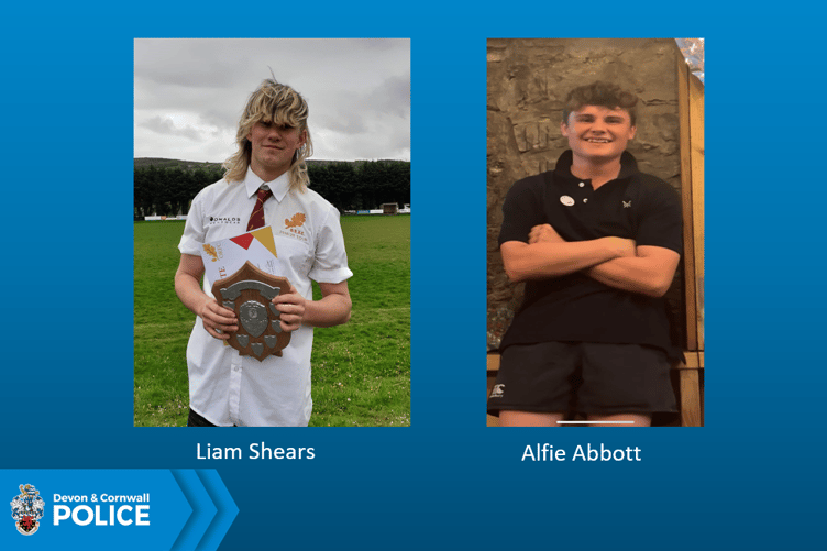 Liam Shears and Alfie Abbott Okehampton Crash