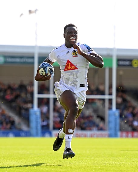 Exeter Chiefs have recalled winger Paul Brown-Bampoe to their starting line-up for tomorrow's Champions Cup clash with Bordeaux-Begles