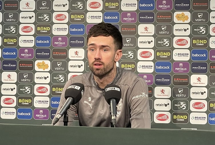 Plymouth Argyle striker Ryan Hardie