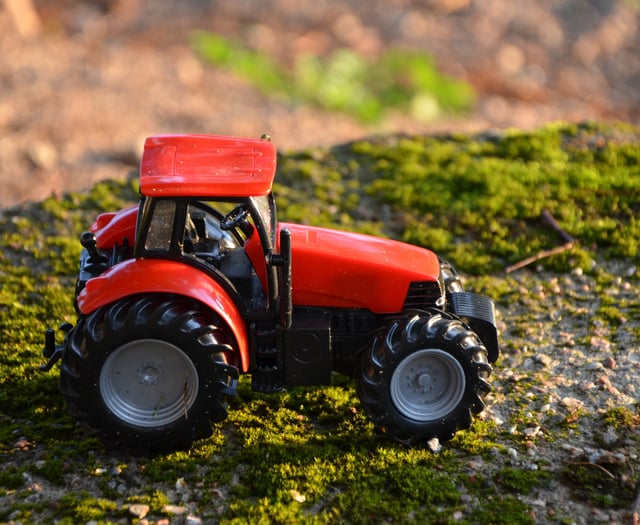 Preloved farm toys to send a message to government
