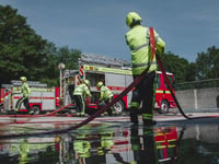 Nine fire stations respond to large agricultural fire