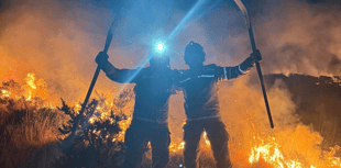 Launceston fire crews tackle spreading gorse fires