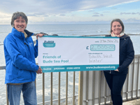 Sea pool gets £2,000 boost from South West Water
