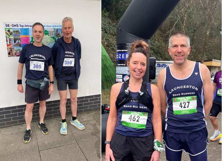 Peter McAughey and Ian Grimes, Claire Winfield and Richard Foster.