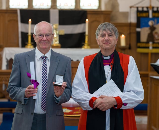 Top Cornish honour for devoted North Cornwall resident 