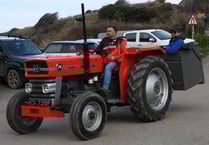 Tractors support Camelford show