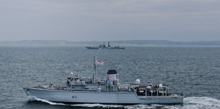 Royal Navy warships shadow Russian task group off Cornish coast