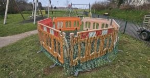 New play equipment nears arrival