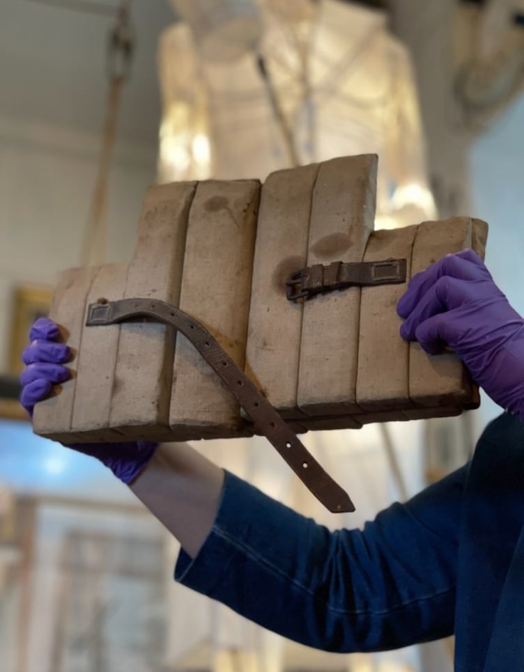 The cork lifejacket designed by Henry Trengrouse