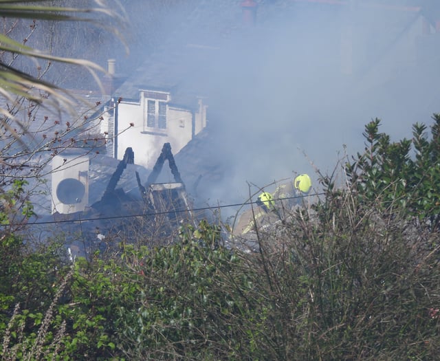 Boscastle fire tackled by 70 officers