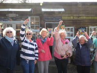 Community learn to make stained glass windows