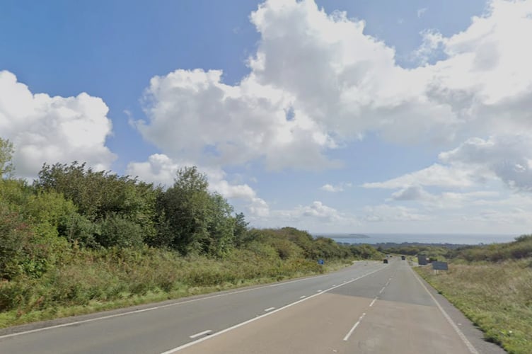 The A391 in St Austell is going to be closed between the Scredda roundabout and Holmbush Road for nearly a month. Picture: Google