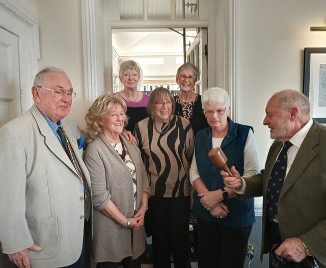 New Ladies' Probus Club presented with gavel