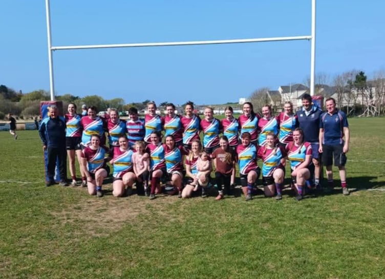 Bude Ladies rugby.