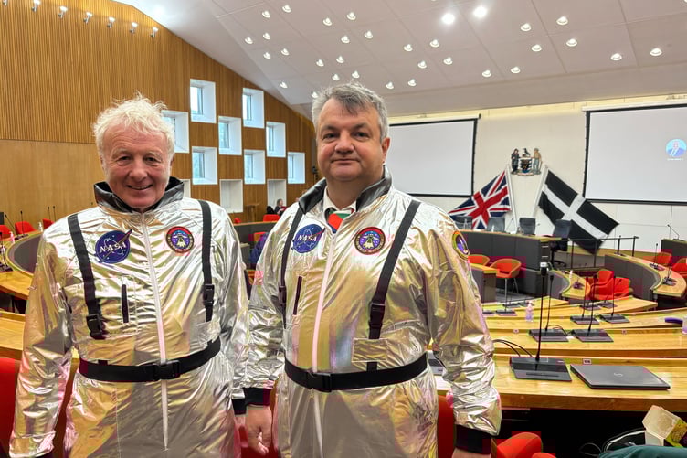 Conway and Arthur Spaceport Suits