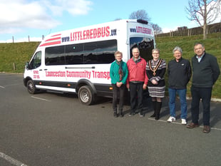 Volunteer bus service unveils new addition to fleet