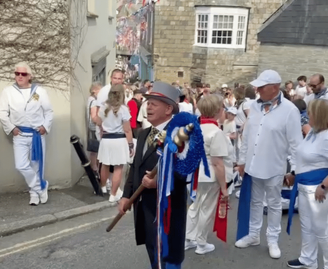 It's Obby Oss day in Padstow - a festival of colour and fun