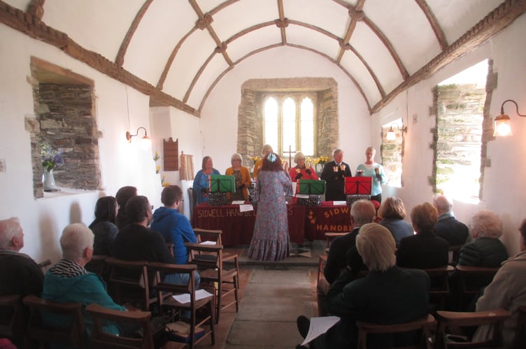 A concert was held on the eve of St Winwaloe’s Day in Tremaine Church 