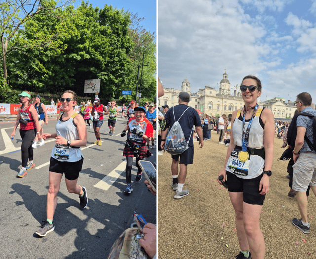 Care home manager completes London Marathon for good cause